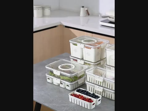 4 Compartment Fridge Storage